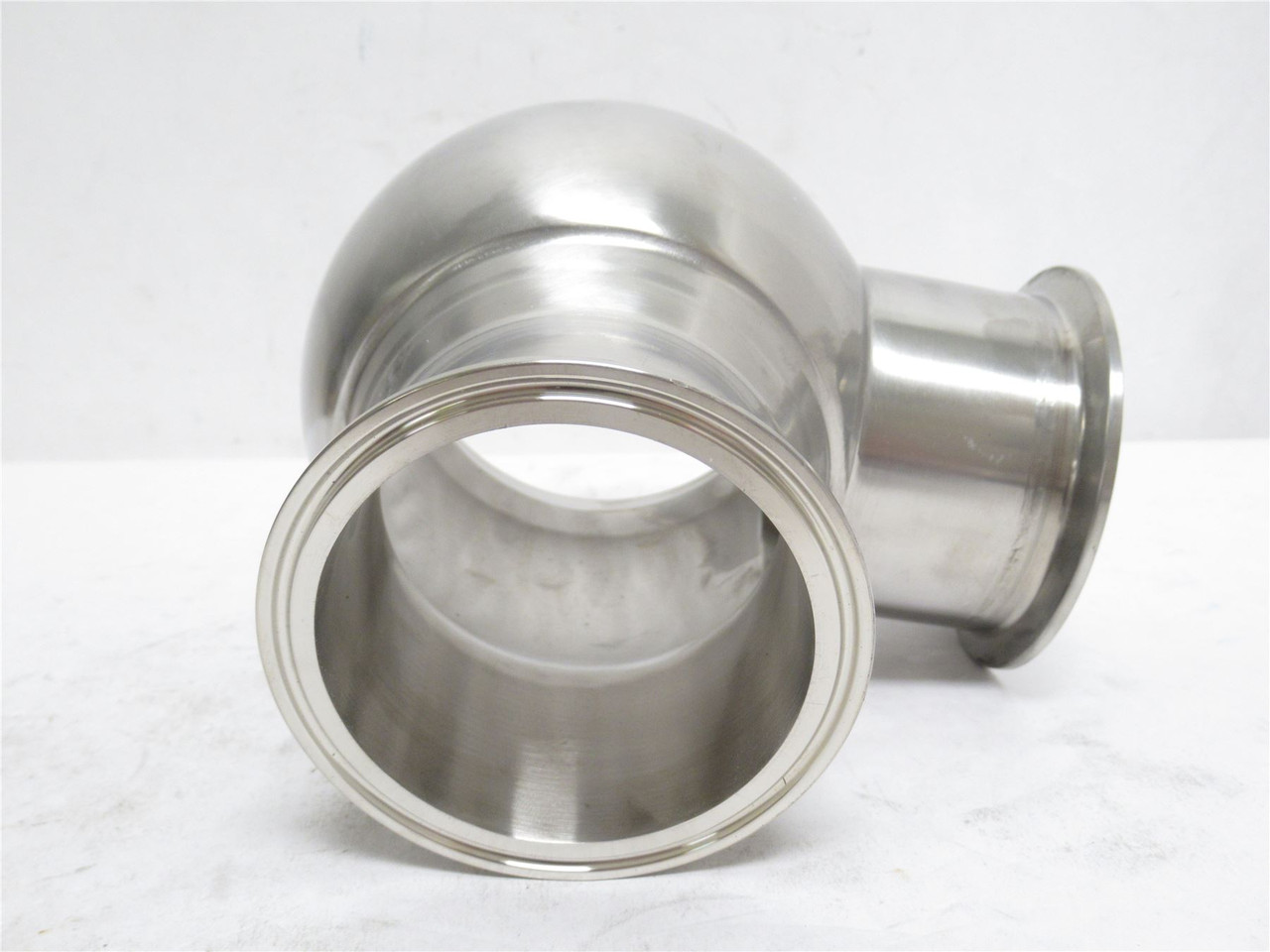 MFG- 9613161609; Valve Lower Body; SS; Size: 3" Clamp