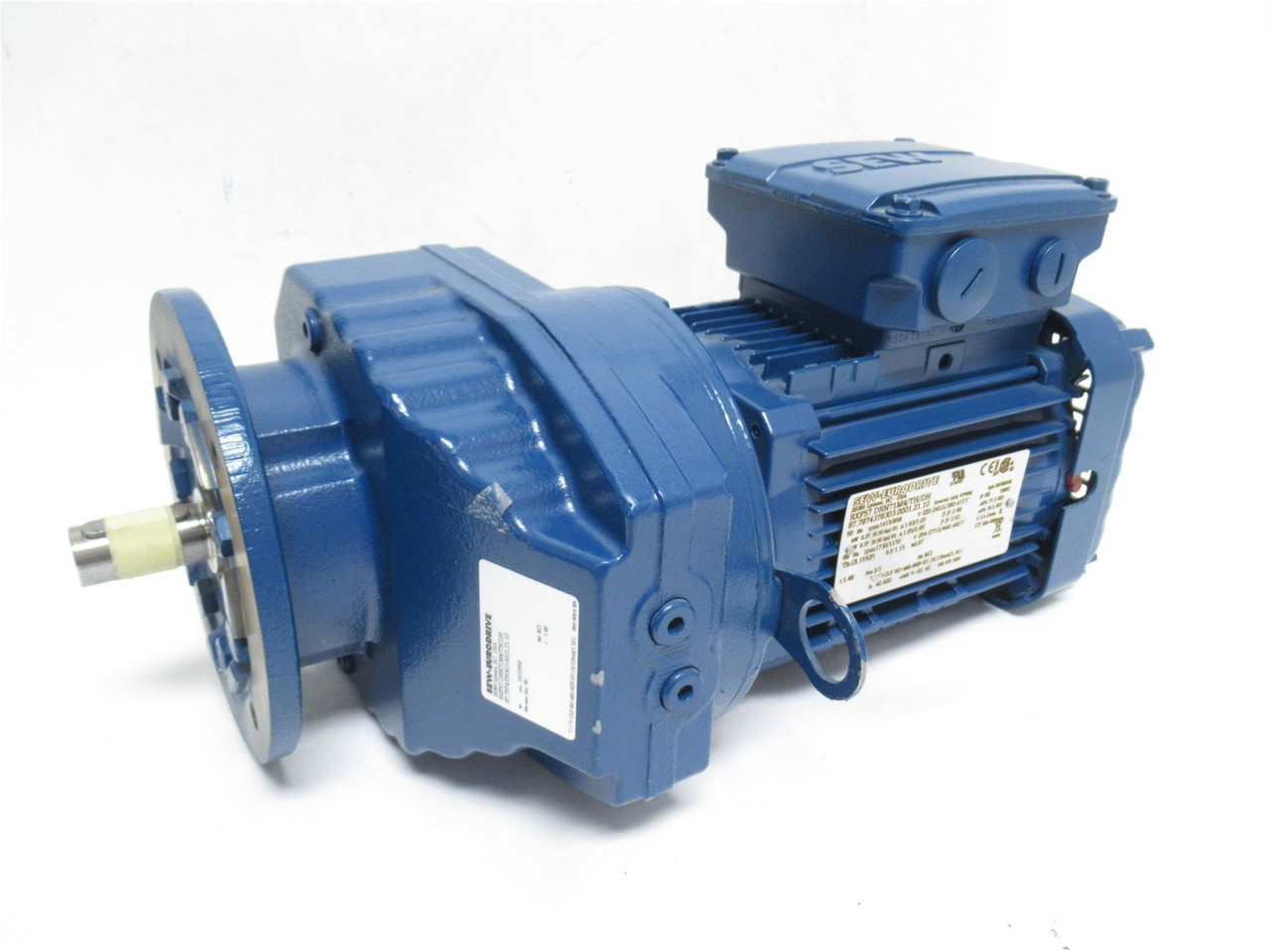 SEW RXF57DRN71M4/TH/DH; AC Gear motor; 1.48:1 Ratio; 1/2HP