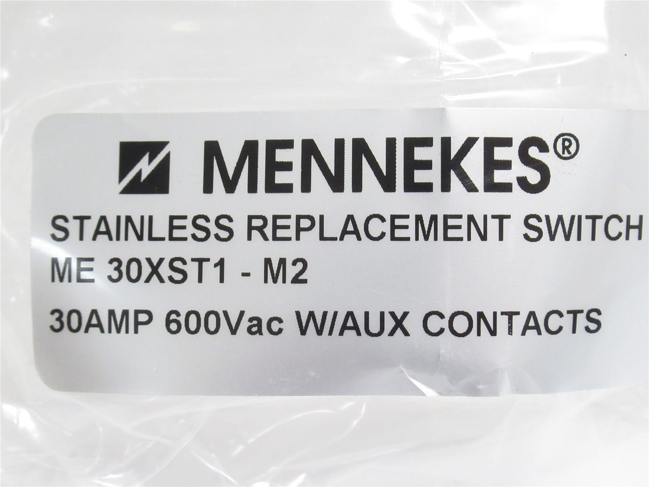 Mennekes ME30XST1-M2; On/Off Switch; 30A; 600VAC; 10Hp