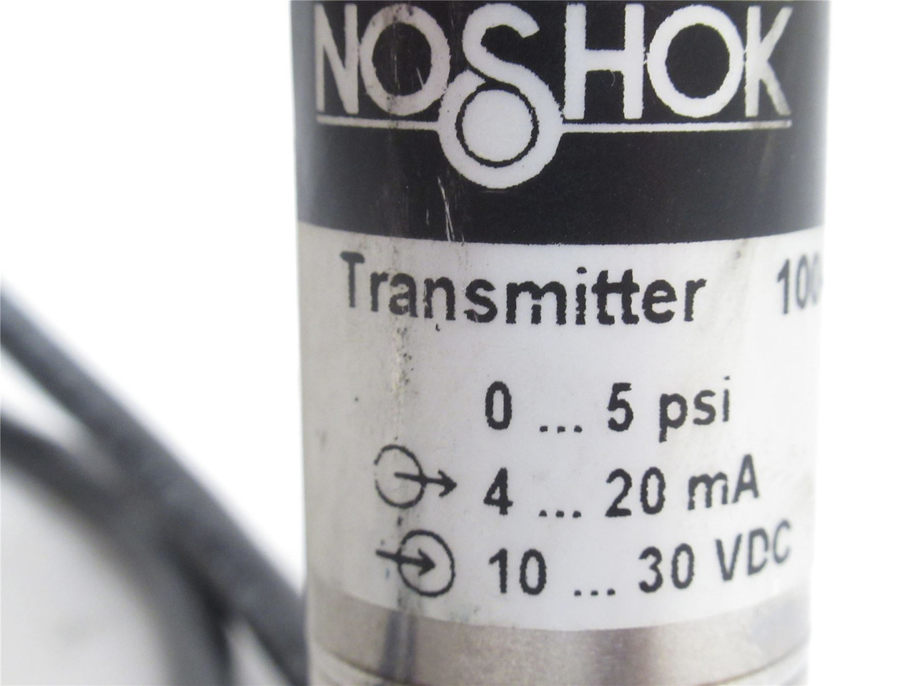 Noshok 100-5-2-1-2-6; Pressure Transmitter; 0-5PSI; 10-30VDC