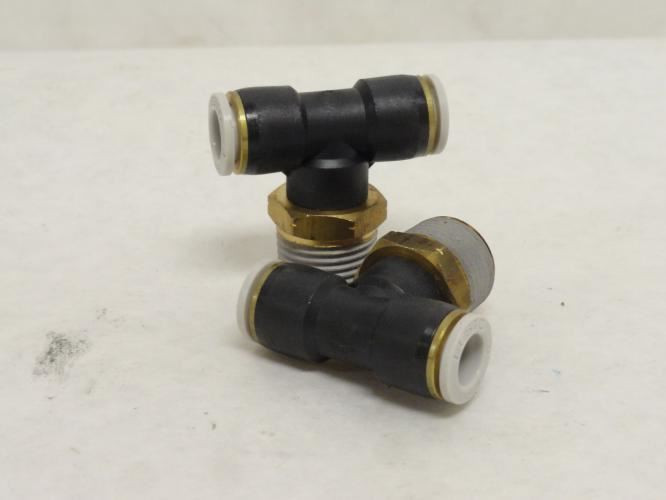 Festo QBT-1/2-3/8-U; Lot-2 T-Fitting 533321; 3/8"Tube x 1/2 NPT