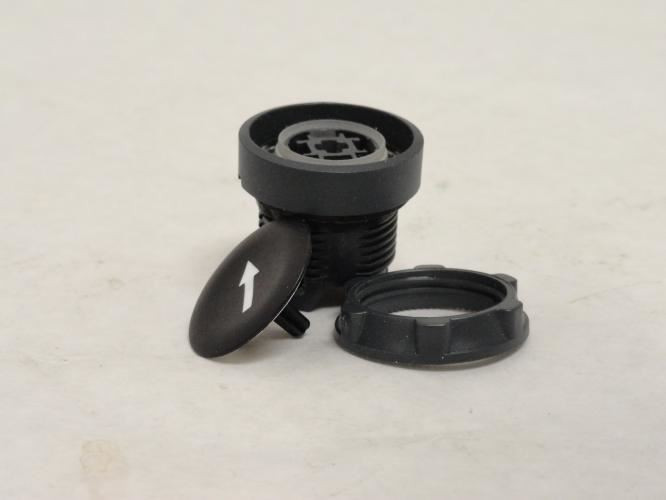 Schneider ZB5AA335; Black Flush Pushbutton; W/Arrow Up