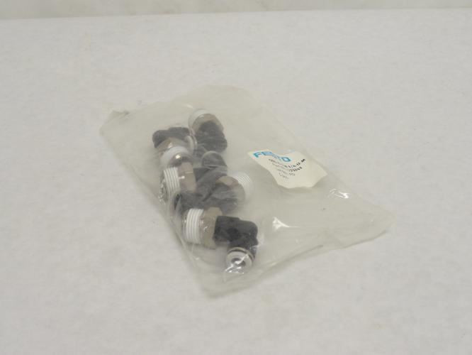 Festo QSL-H-3/8-1/4-U-M; Bag-5 L-Fitting 533241; 1/4"Tube xR3/8