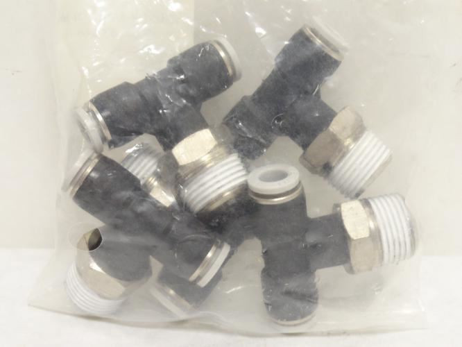 Festo QST-H-3/8-1/4-U-M; Bag-5 T-Fitting 1/4"PTCx3/8"NPT 533260