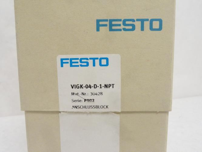 Festo VIGK-04-D-1-NPT; Air Valve Manifold Subbase 30428; 232Psi