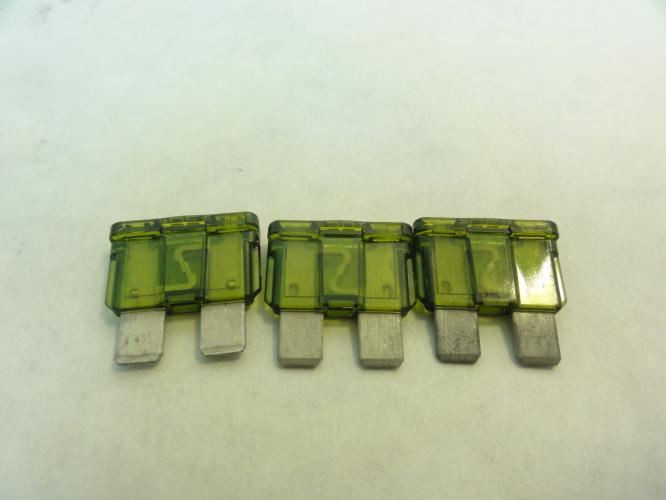 Bussmann ATC-30; Lot-3 Fuses; 30A