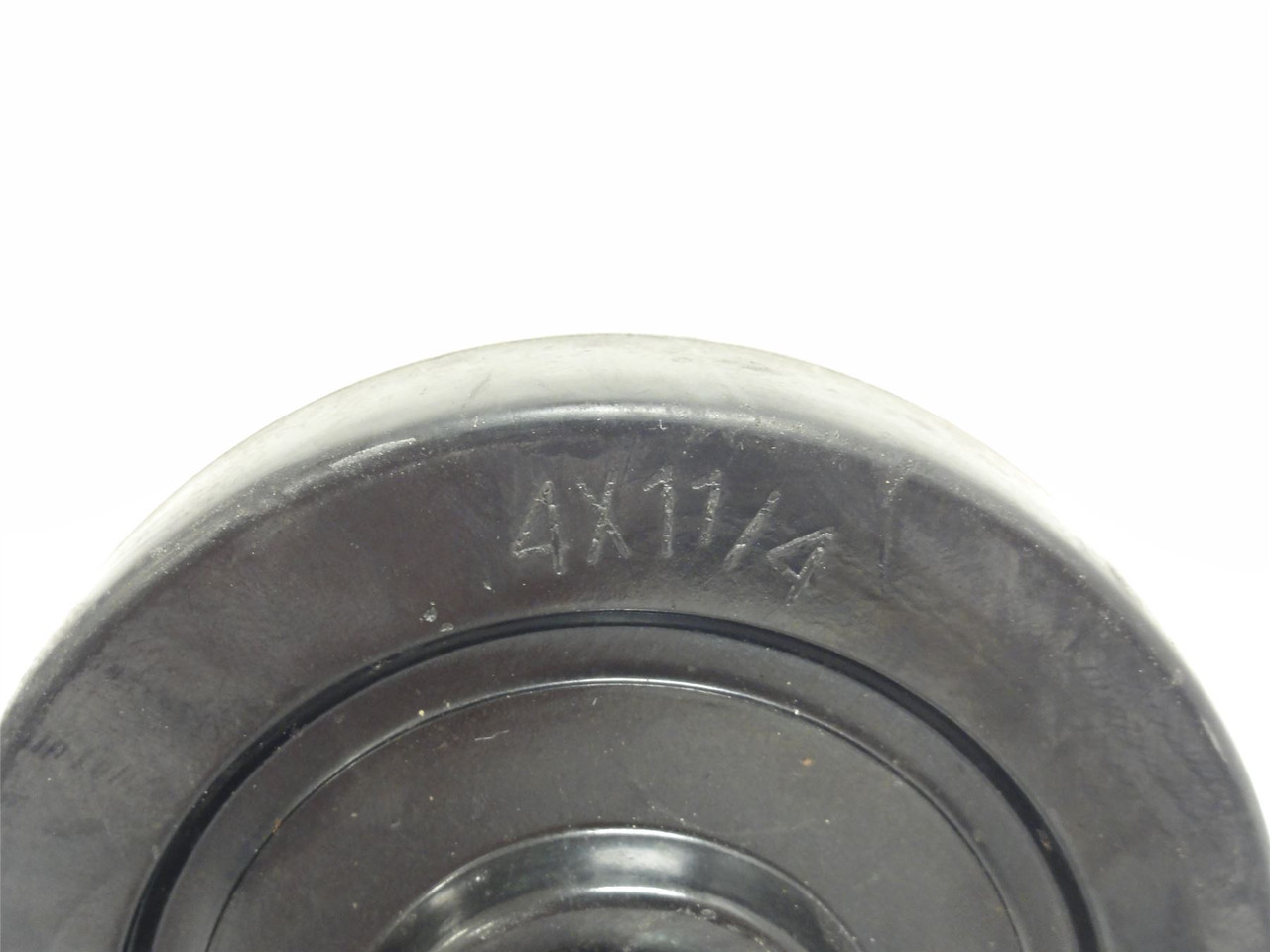 Faultless Caster 160-4SB; Poly Swivel Plate Caster; W/Brake