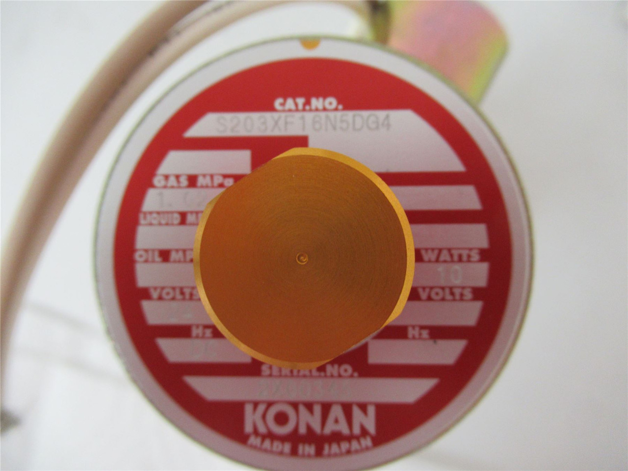 Konan S203XF16N5DG4; Solenoid Valve 3Way 1/2" NPT DC24V