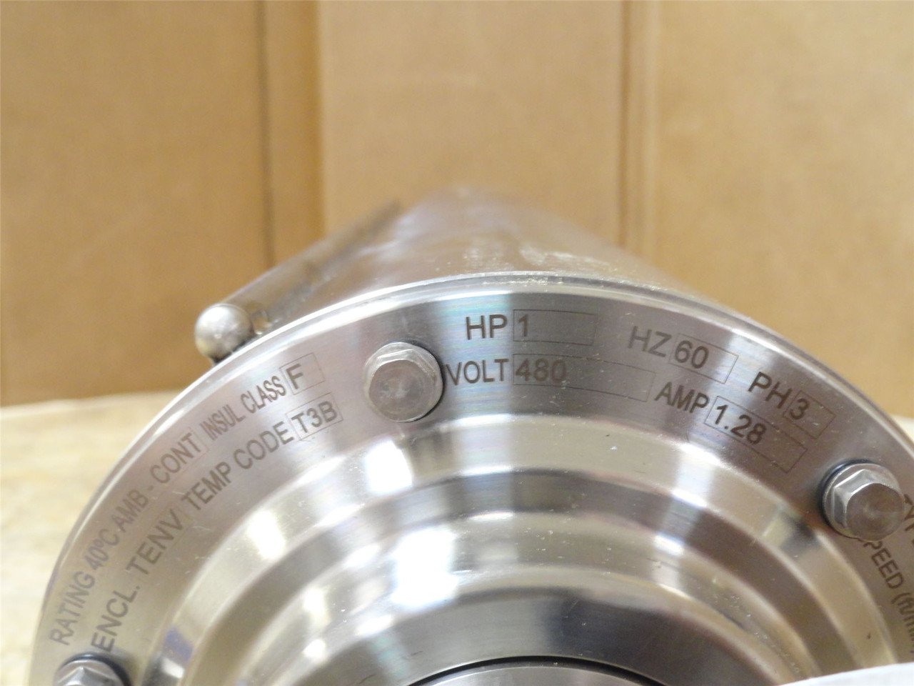 VanderGraaf TM127A25-410NB-STM; Drum Motor; 15" Belt Width
