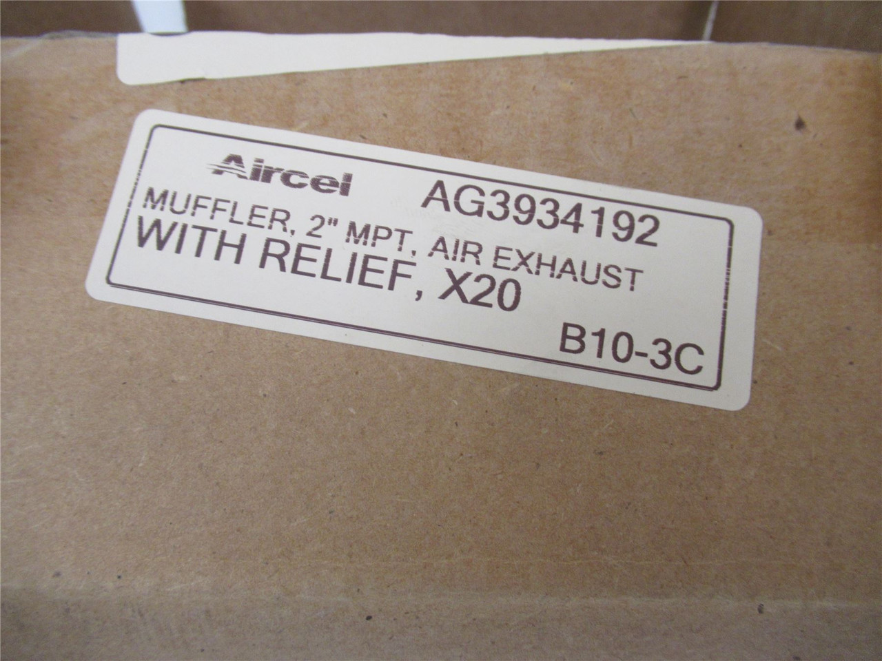 Aircel AG3934192; Muffler 2" MPT With Relief