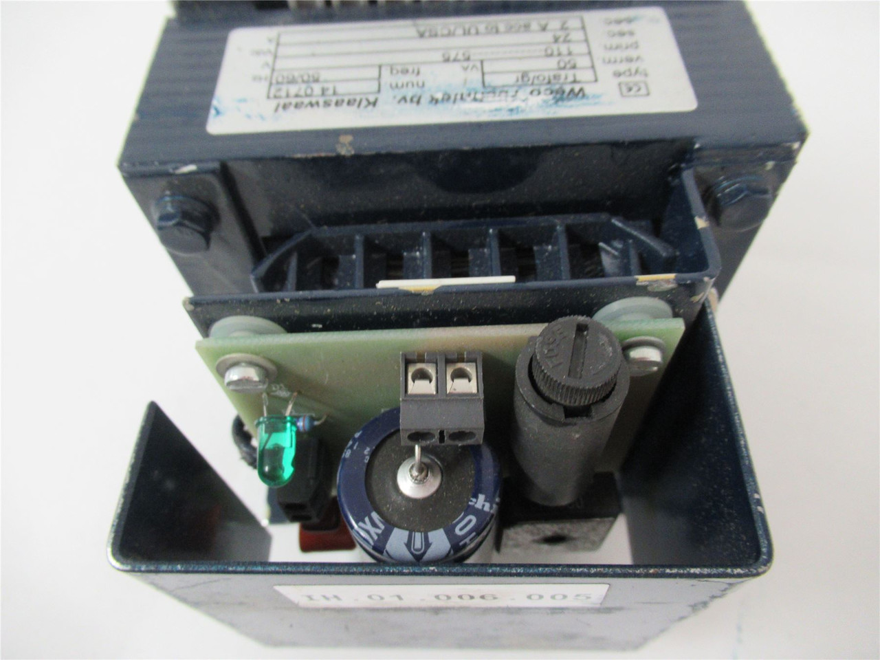 Weco Techniek 140712; Transformer 50VA; Pri-110-575V Sec-24V