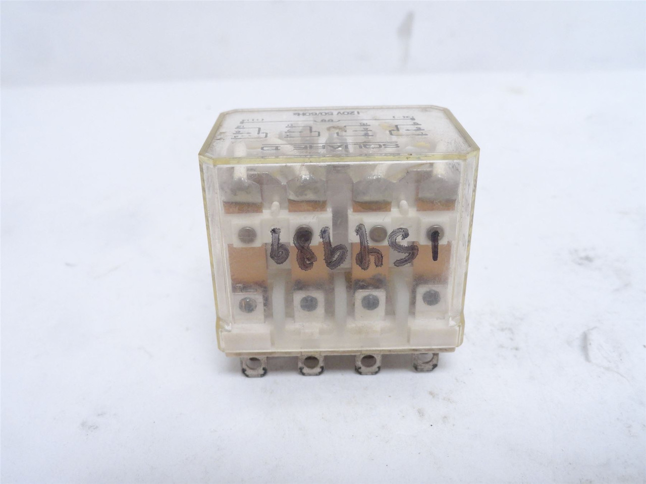 Square D 8501RS44P14V20; Power Relay 10A; 250VAC; Coil: 120VAC