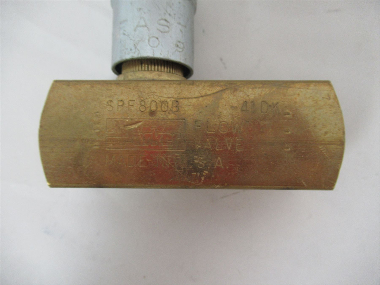 Parker SPF800B; Shcrader Bellows  Flow Control 1/2" NPTF Port