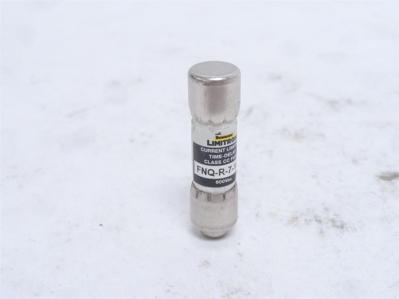 Bussmann FNQ-R-7-1/2; Time-Delay Fuse; 7-1/2A; 600VAC