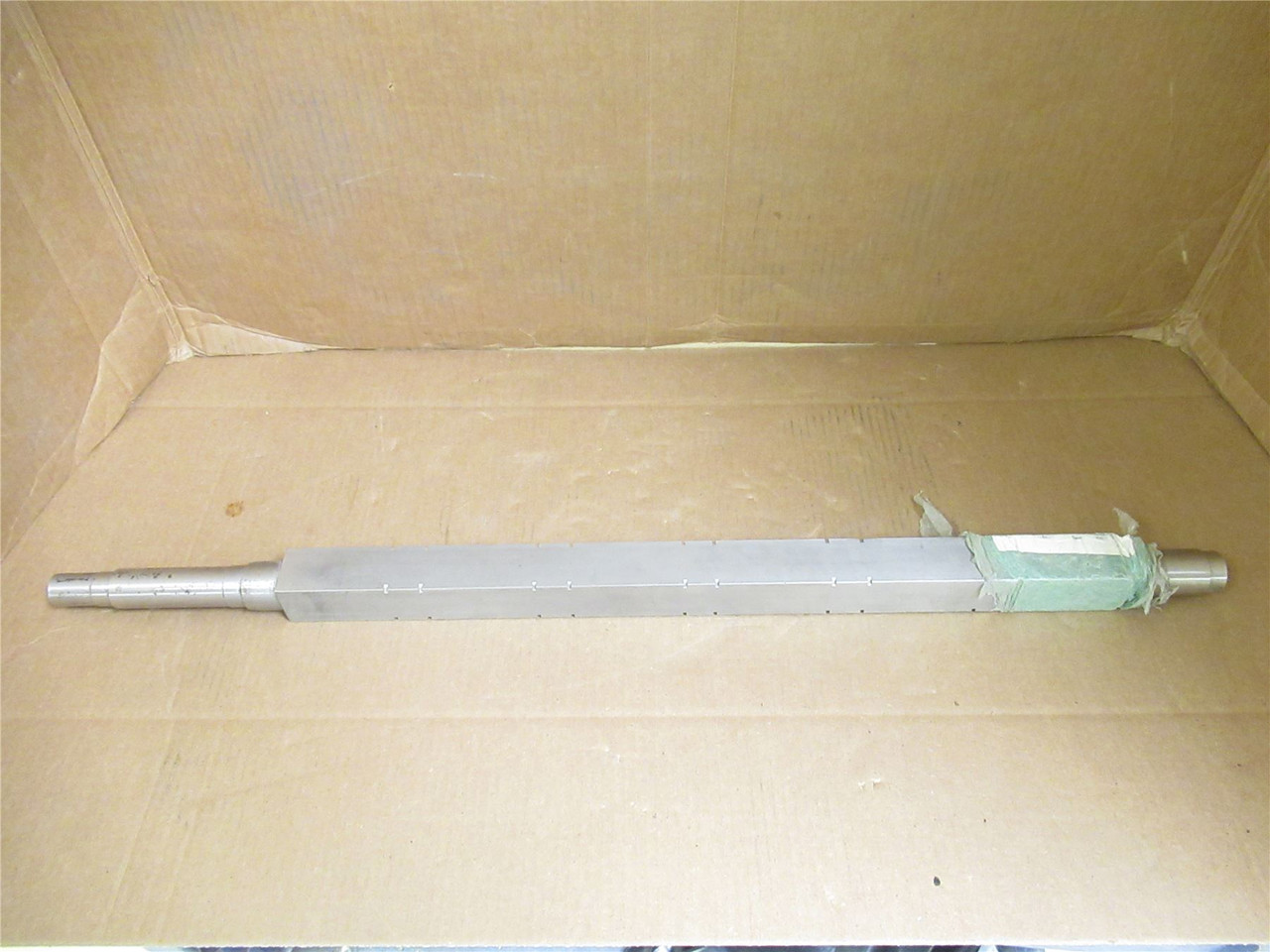 Marel 9739431; Infeed Conveyor Drive Roller; SS; 32-1/2" Long