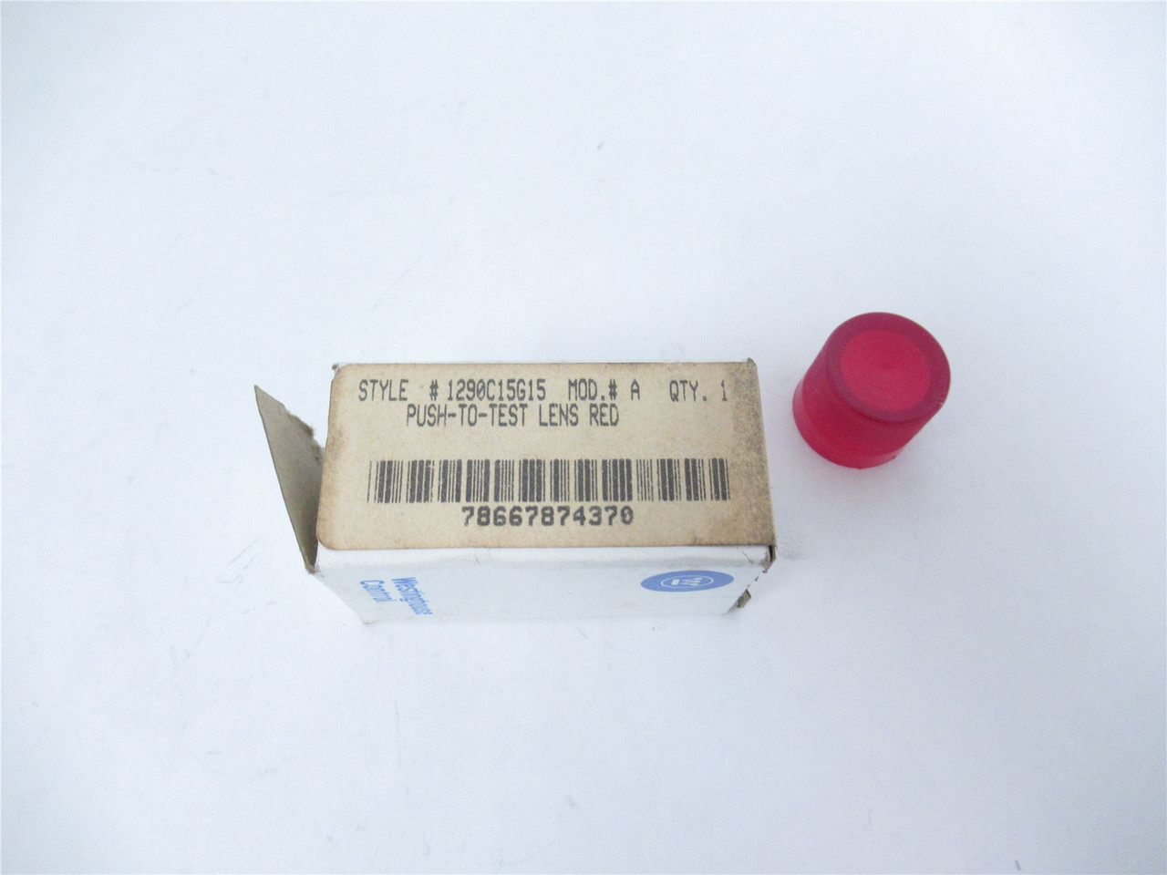 Westinghouse PB1VPR; Push to Test Lens Red