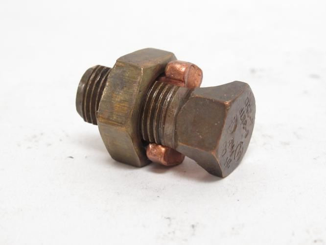 T&B 2H DB; Bronze Alloy Split-Bolt Connector; 6-3STR