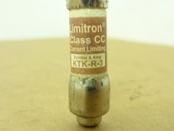 Limitron KTK-R-3; Fuse; 600VAC; 3A