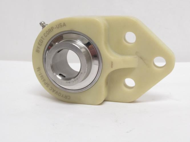 Cryovac SP6161-16; Polymer Flange Bearing; 1-1/4"ID; 3-Bolt