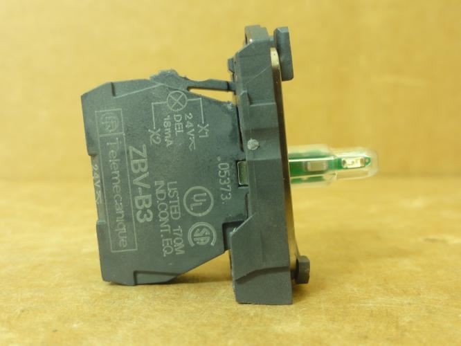 Schneider ZB5AVB3; Light Module Assembly; 24V; LED; Green