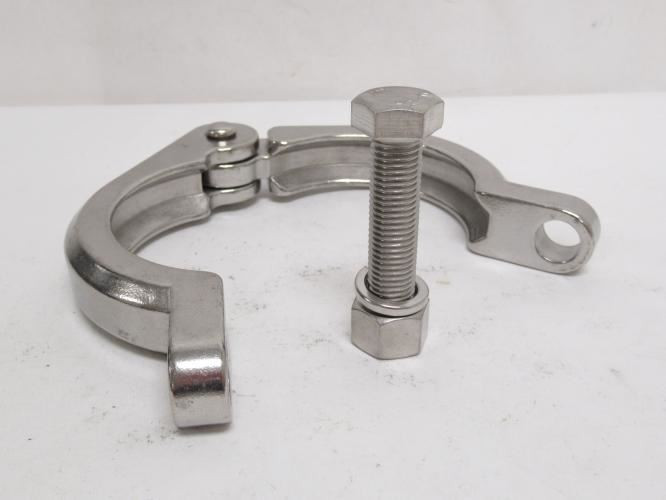 MFG- DX13ILB300; Sanitary Single Bolt Clamp SS-304; Size: 3"