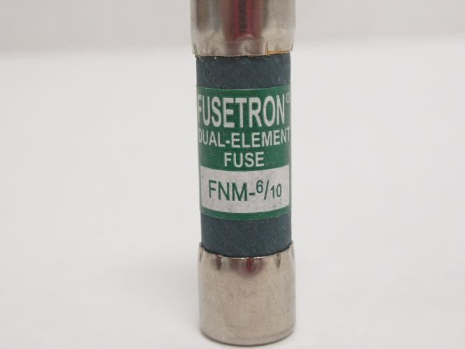 Bussmann FNM-6/10; Time Delay Midget Fuse 6/10A; 250VAC