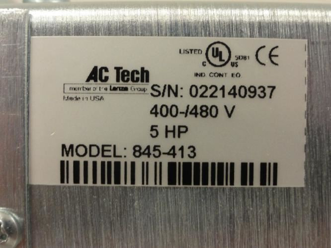 Lenze 845-413; Dynamic Braking Module; 5HP@480V; 3Ph