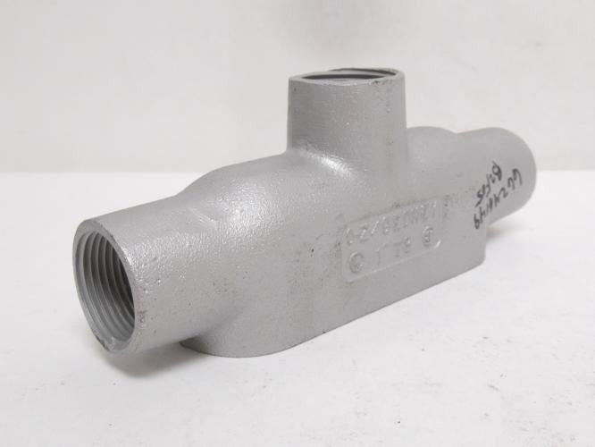 OZ Gedney 0ZGTB100A; Conduit Body 1" Threads; Aluminum; Type: TB