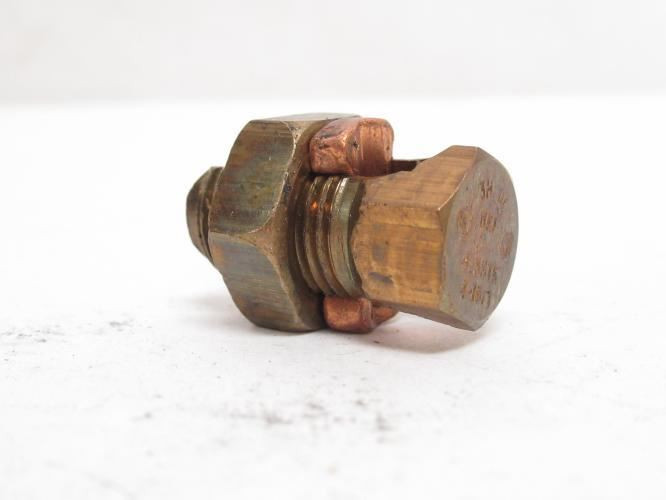 T&B 3H; Lot-2 Bronze Alloy Split-Bolt Connectors; 8-3 AWG