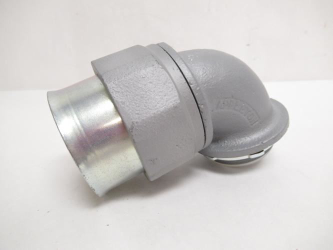 Appleton ST-90200; Liquid Tight Iron Elbow 90Deg; Size: 2"