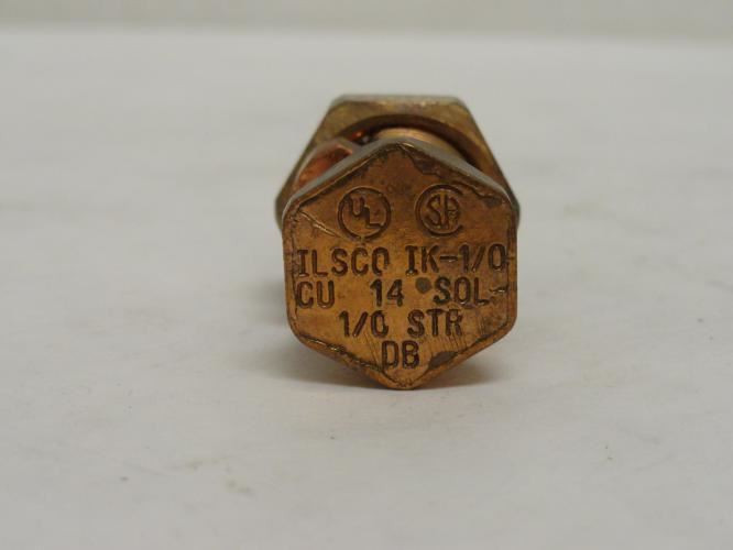 ILSCO IK-1/0; MCM Split Bolt Connector; wire diam. .204-.375