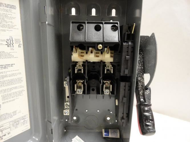 Square D H221N; Safety Switch; 30A; 2 Pole; 3Hp@600V; 2PST