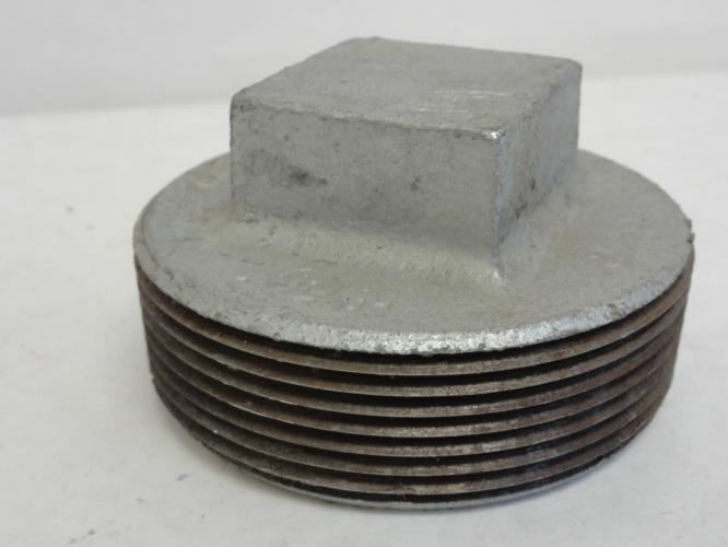 Industry-Std 2WJ75; Square Plug; Galvanized; 3 MNPT; Class: 150