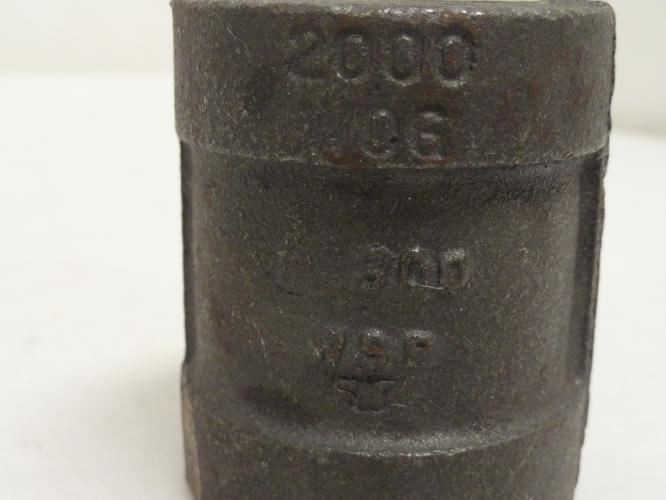 Anvil 361156003; Striaght Pipe Coupler; 1NPT; Black Steel