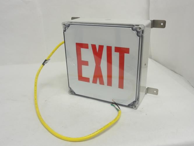 Lighting ETC EL-EDL-12R; Exit Sign 120 Volts