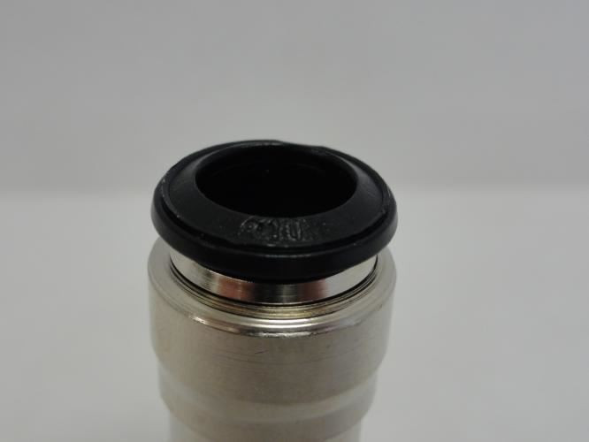 Alpha 50040N-10; Lot-2; Tube Union; 10mm; Nickel Plate Brass