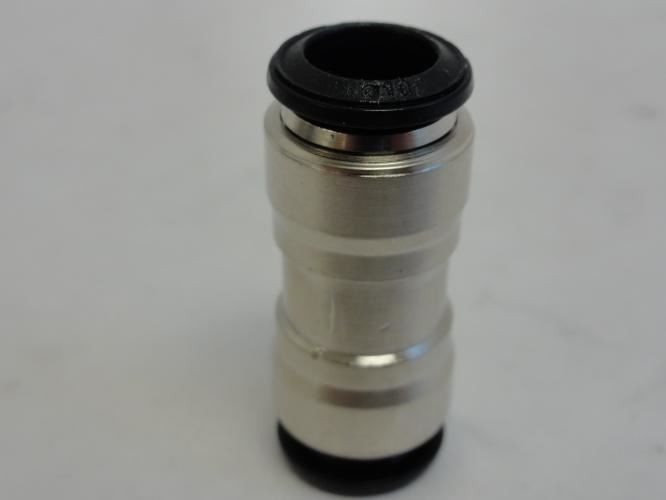 Alpha 50040N-10; Lot-2; Tube Union; 10mm; Nickel Plate Brass