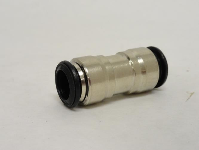 Alpha 50040N-10; Lot-2; Tube Union; 10mm; Nickel Plate Brass