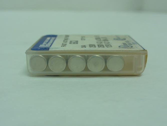 Littelfuse GGC3; Box-5 Fast Acting Glass Fuse 3A; 250VAC