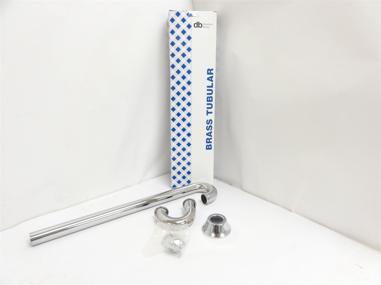 Dearborn Brass 718DF-1; Chrome Plate Brass Sink Trap; 1-1/4"