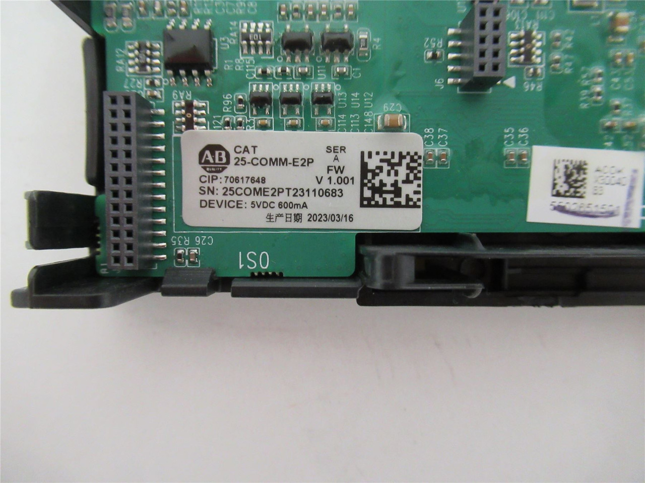 Allen-Bradley 25-COMM-E2P;  Ethernet/IP Adaptor 5VDC 600MA