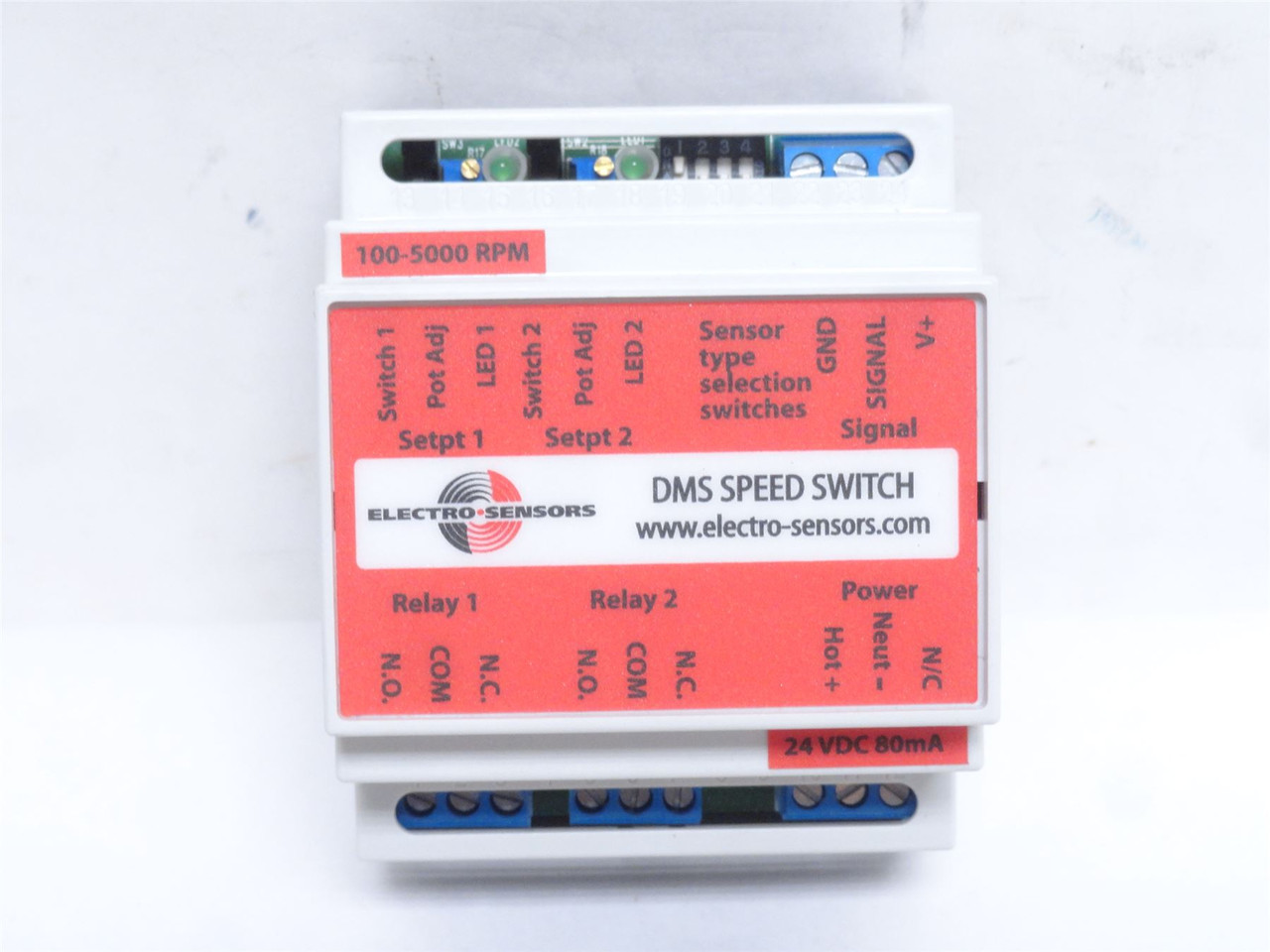 Electro-Sensors DMS5000; Economical Shaft Speed Switch 24VDC