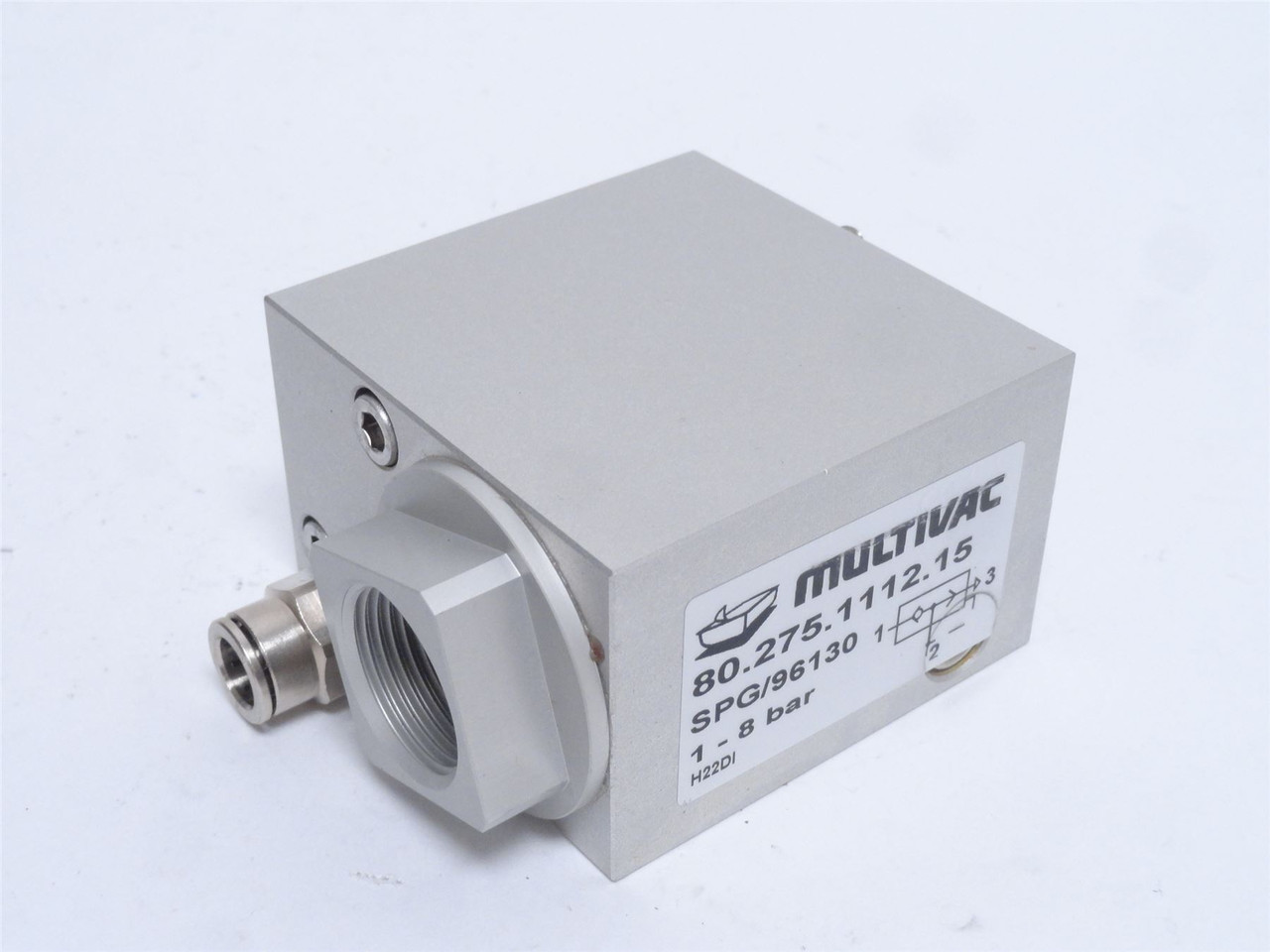 Multivac 80.275.1112.15; Quick Exhaust Valve SPG/96130; 8BAR