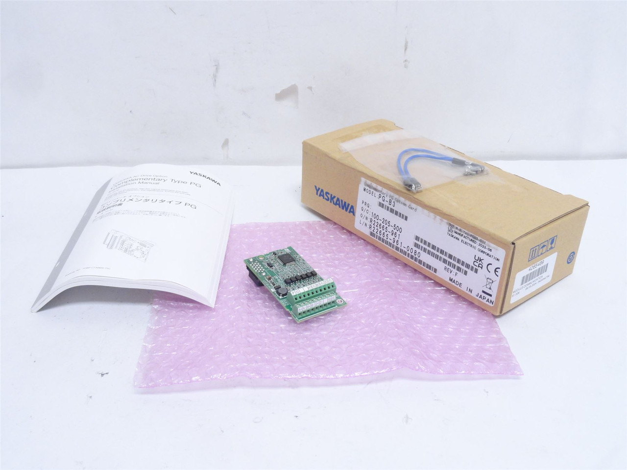 Yaskawa PG-B3; Complementary Type PG Single Encoder; Feedback