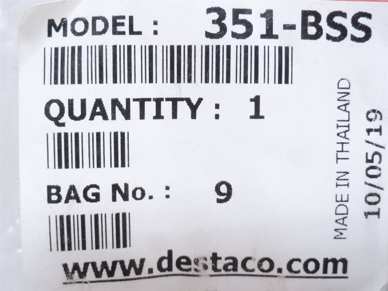 Destaco 351-BSS; Stainless Steel Clamp Pull-Action Latch