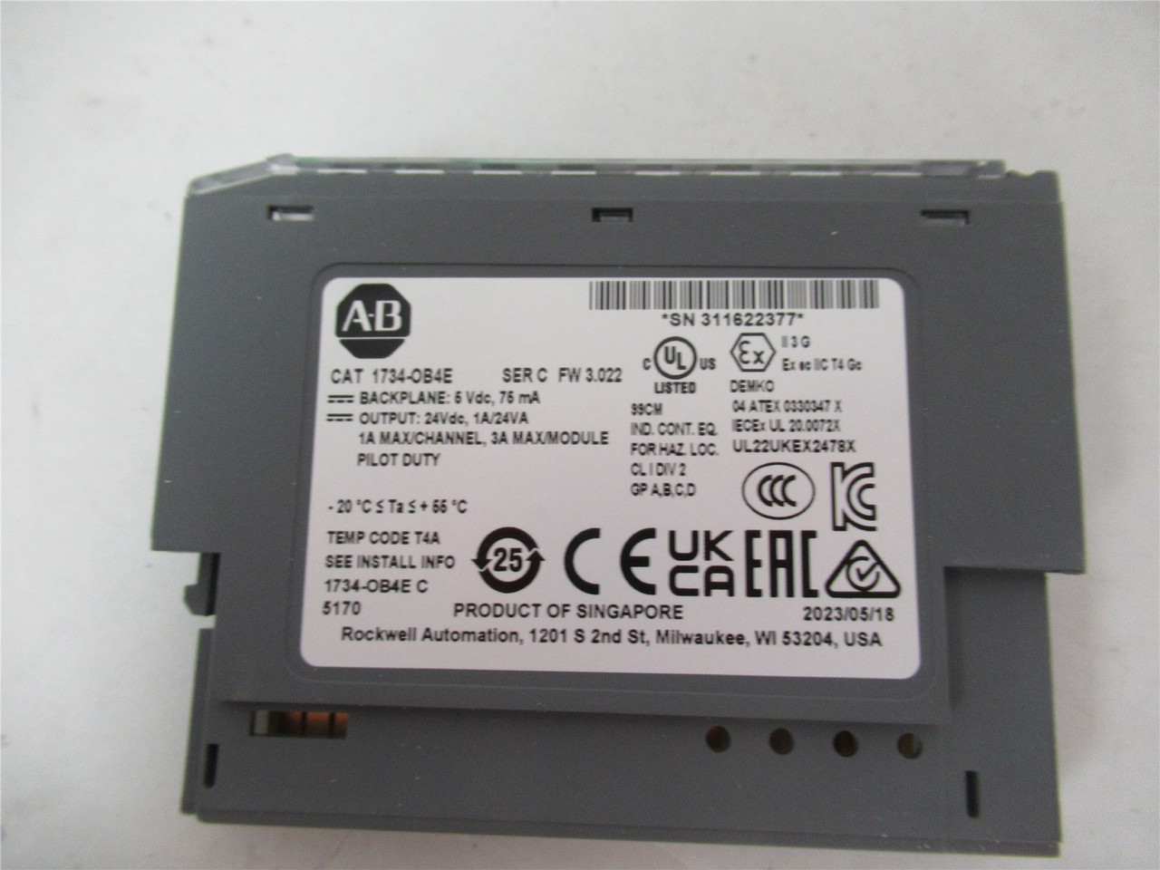 Allen-Bradley 1734-OB4E; Output Module 4 Point 24 VDC
