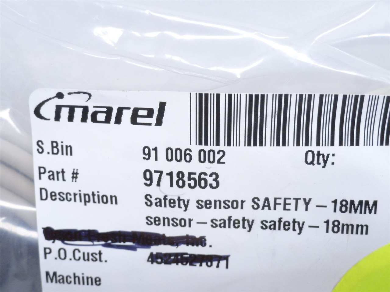 Elobau 120271; Marel 9718563 Prox Sensor; 18mm Range