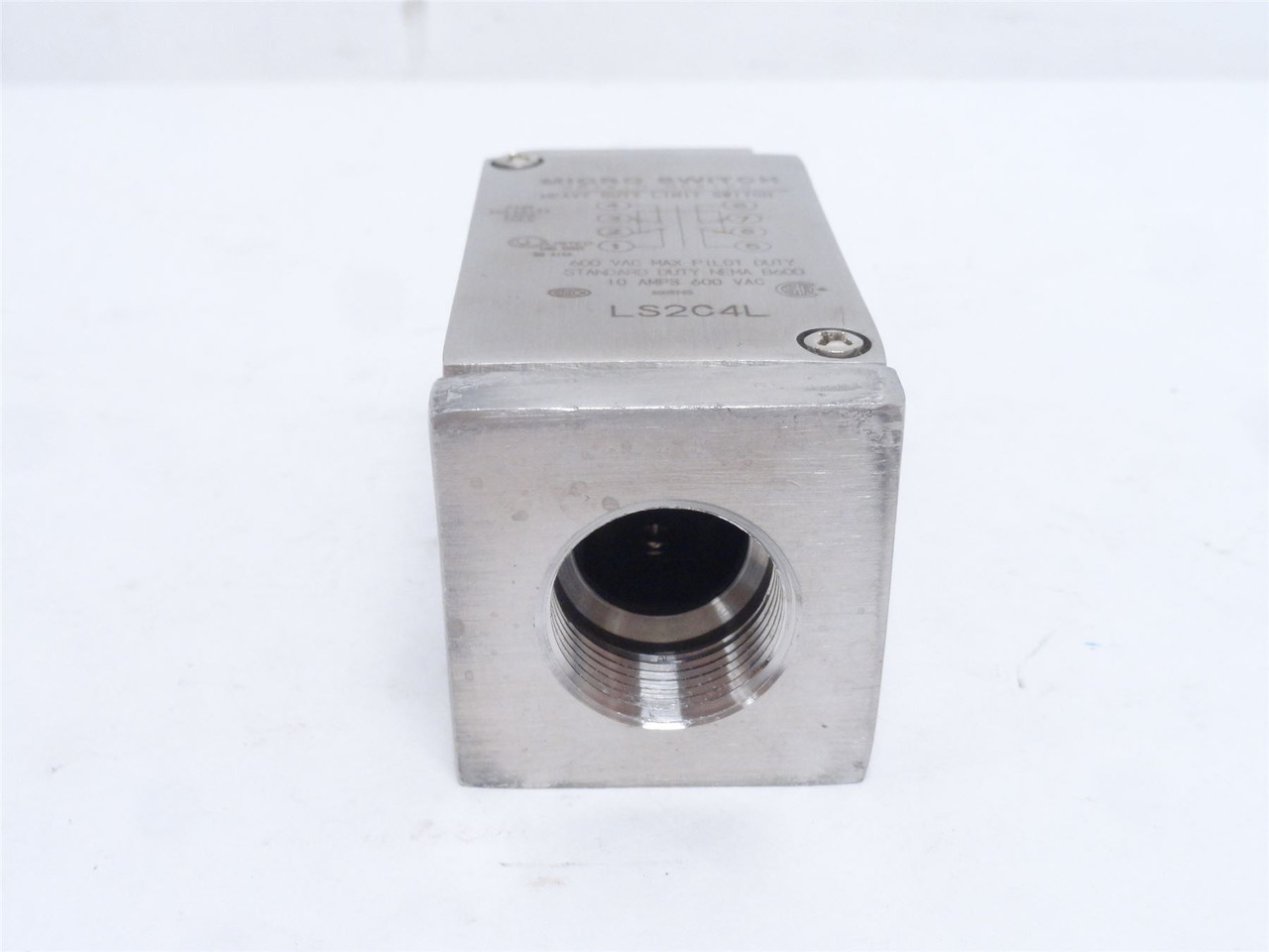 Micro-Switch LS2C4L; Limit Switch SS; 10A; 600VAC; 3/4NPT