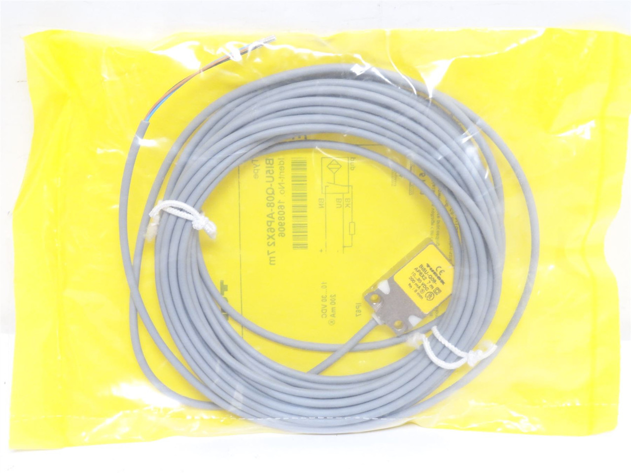 Turck BI5U-Q08-AP6X2; Prox Sensor 1608906; 10-30VDC; 7m Wire