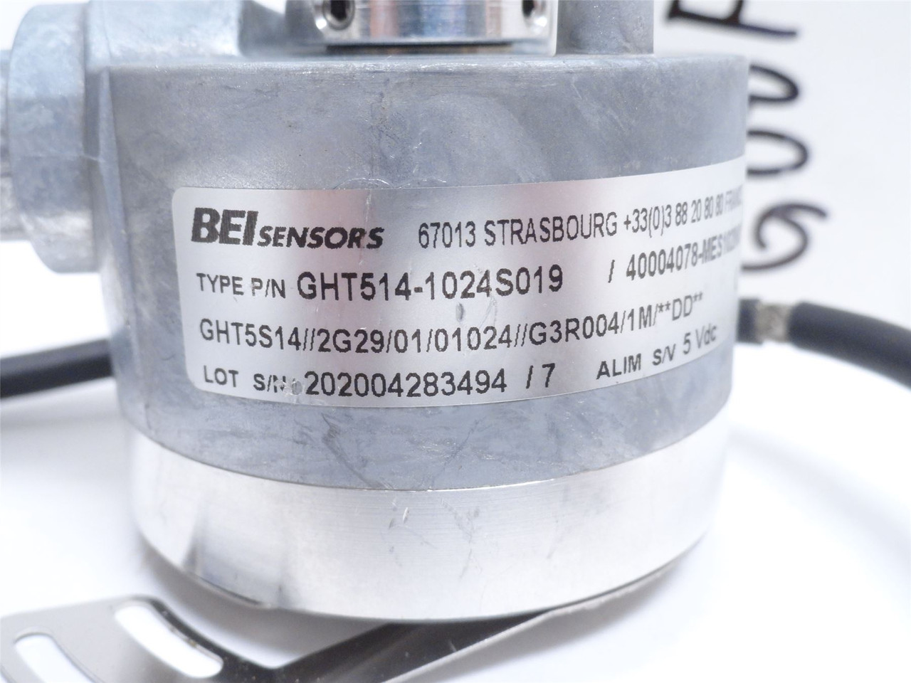 BEI Sensors GHT514-1024S019; Encoder 11-30VDC 14mmID; 2500PPR